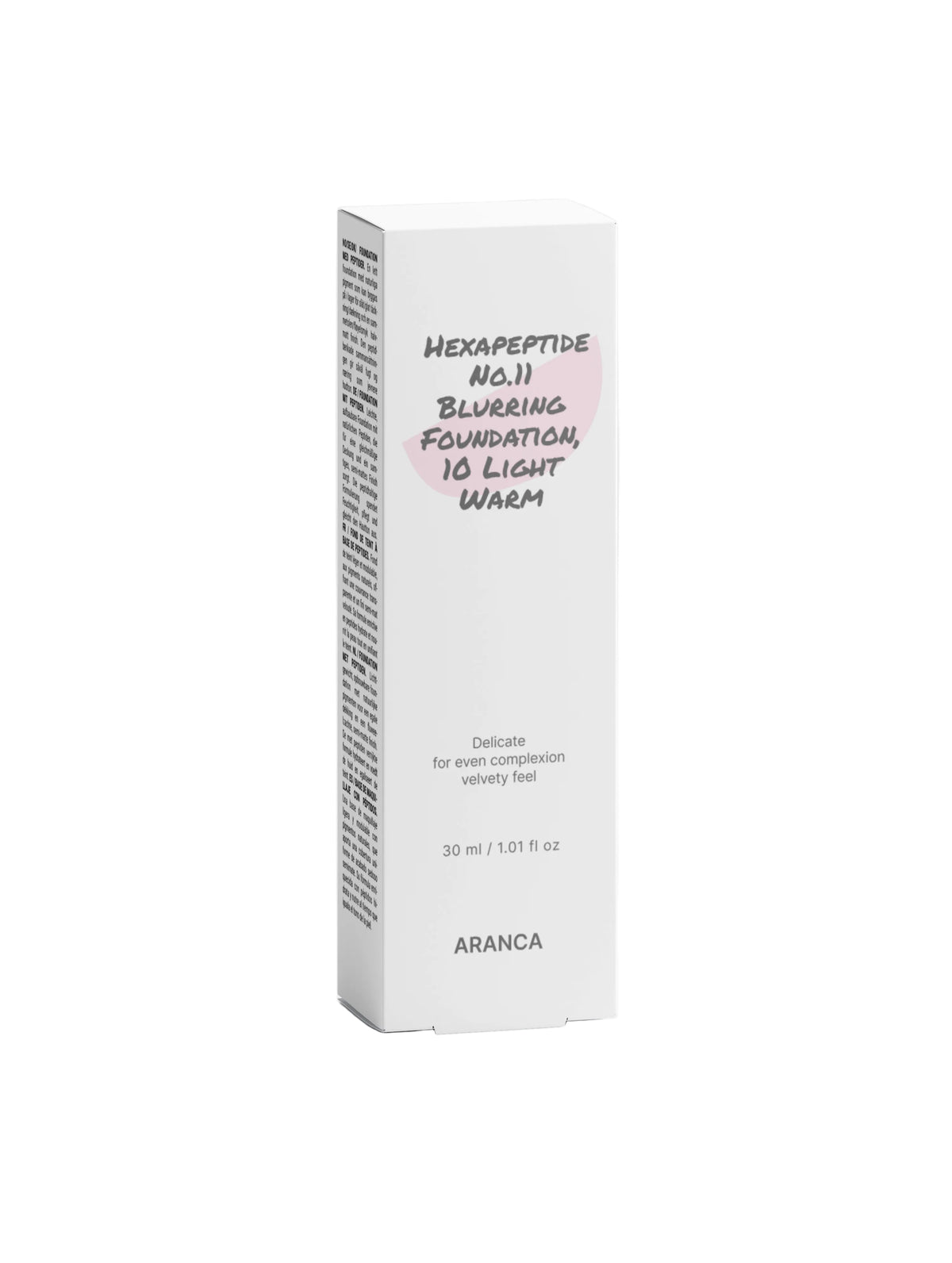 Hexapeptide No.11 Blurring Foundation – 10 Light Warm