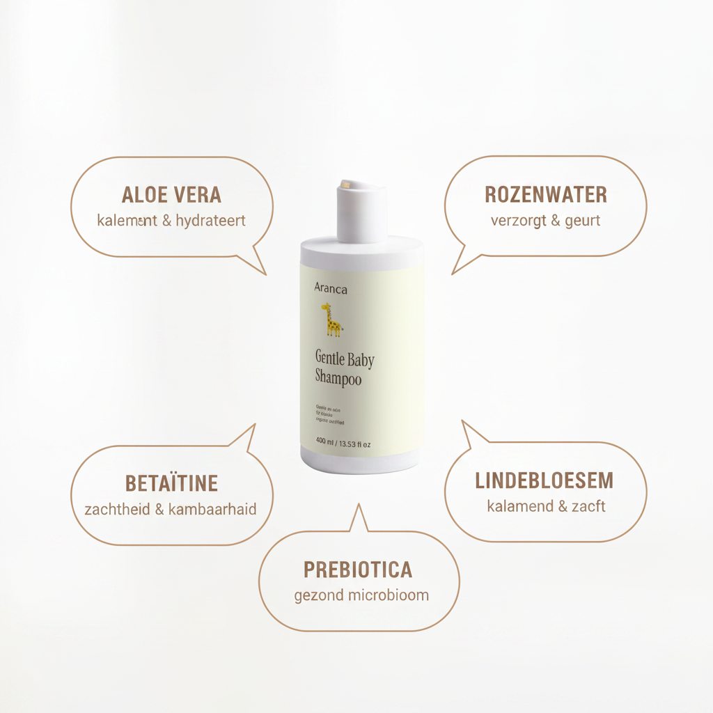 Aranca Baby Shampoo Key Ingredients - Fris & Licht