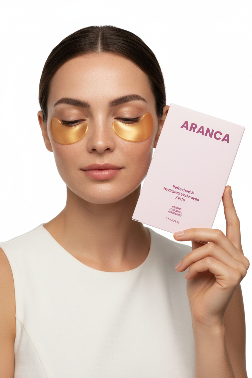 Eye Patches – Vrouw met patches én verpakking