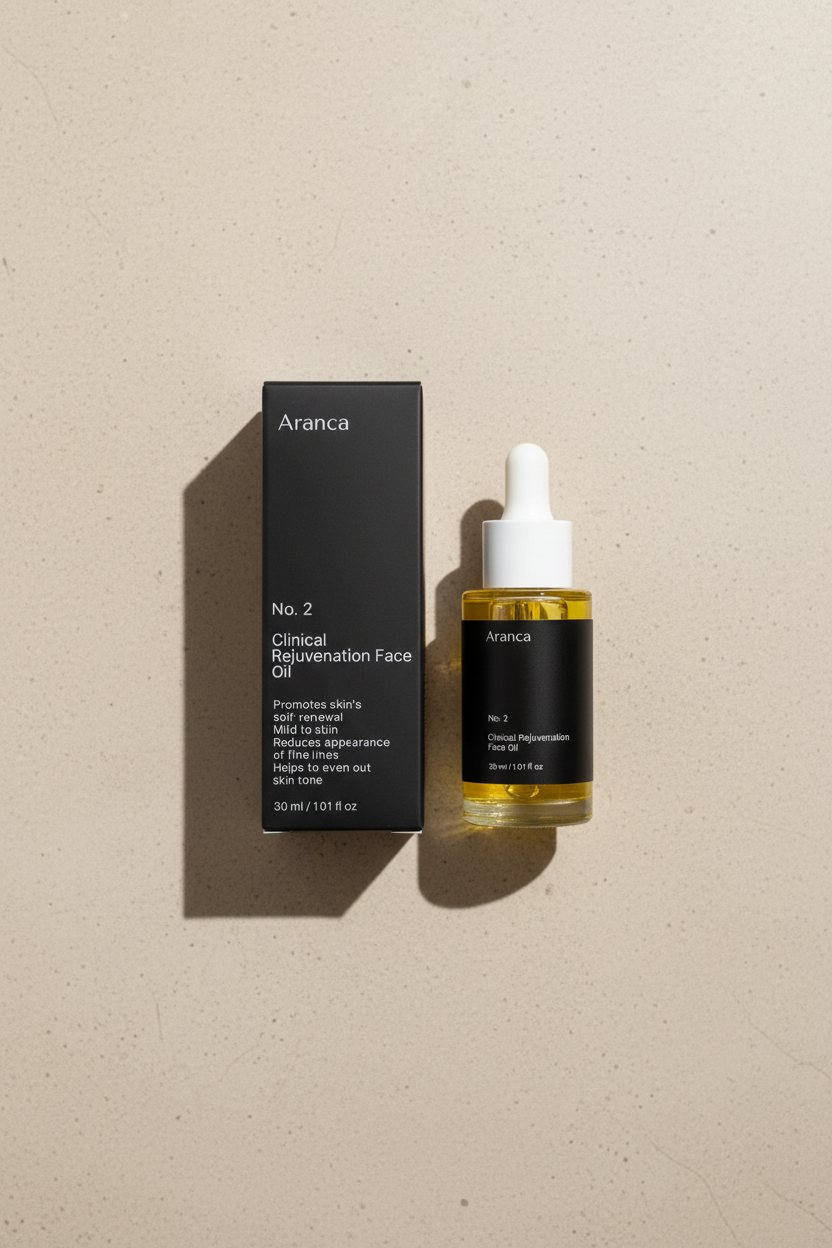 Face Oil – Flat Lay