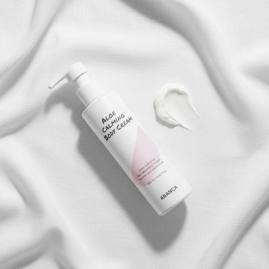 Flatlay – Aloe Calming Body Cream