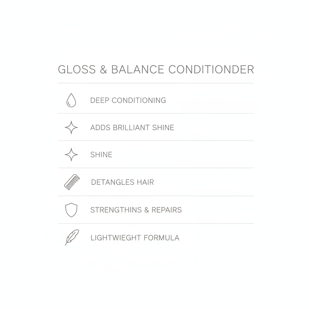Gloss & Balance Conditioner Key Benefits