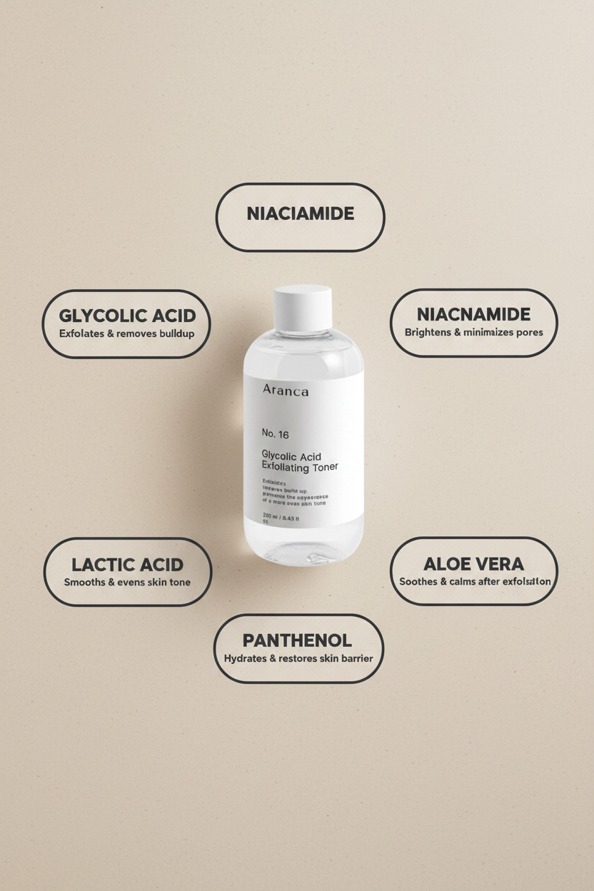 Glycolic Toner – Key Ingredients